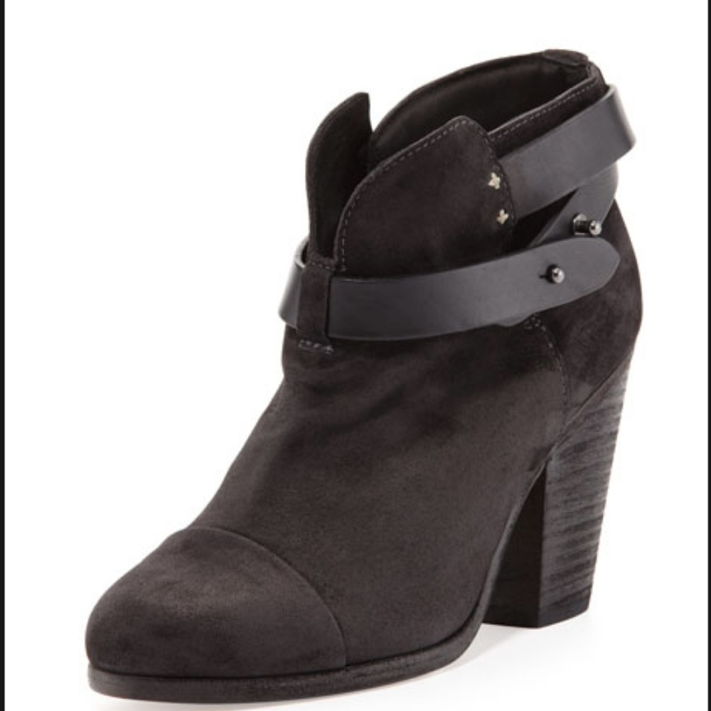 Rag & Bone Harrow Boots black suede